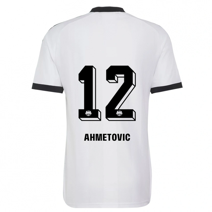 DanxenキッズMarko Ahmetovic#12ブラック ホワイトアウェイシャツ2026/27ジャージーユニフォーム
