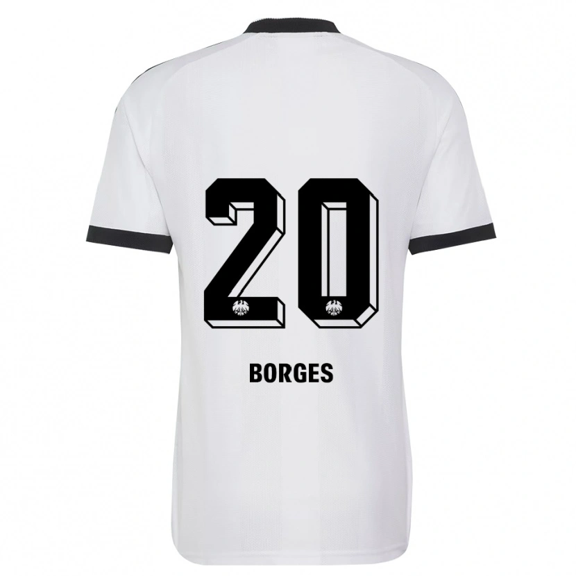DanxenキッズGustavo Borges#20ブラック ホワイトアウェイシャツ2026/27ジャージーユニフォーム