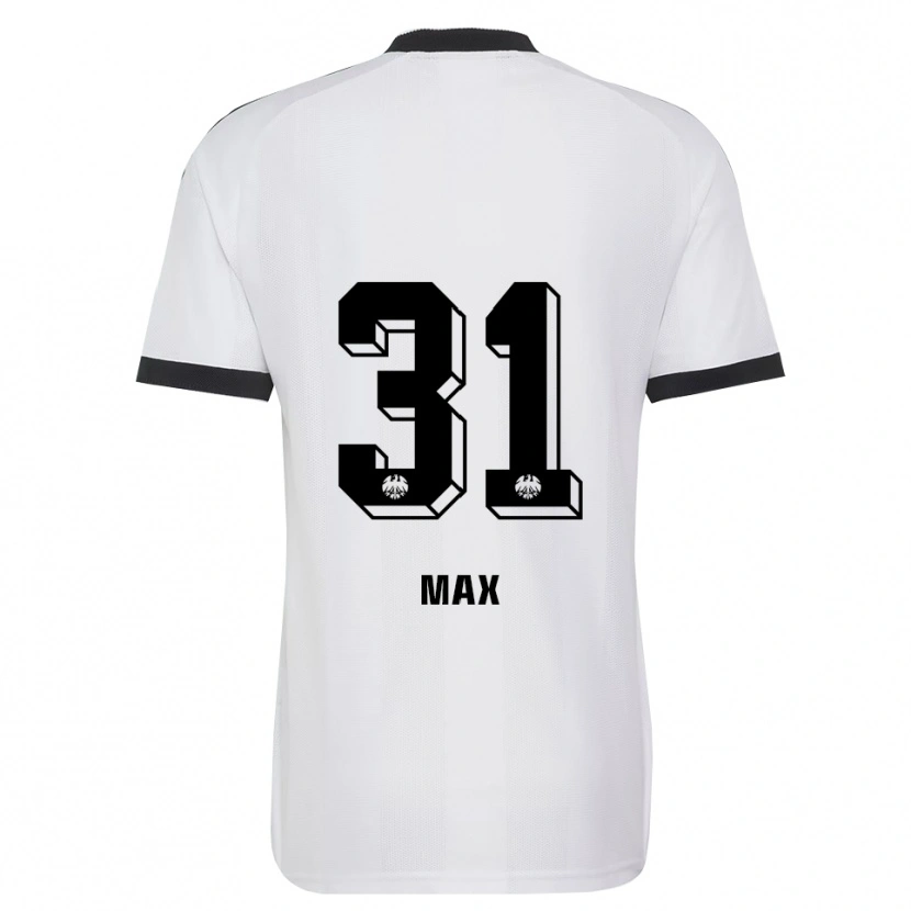 Danxenキッズフィリップ・マックス#31ブラック ホワイトアウェイシャツ2026/27ジャージーユニフォーム