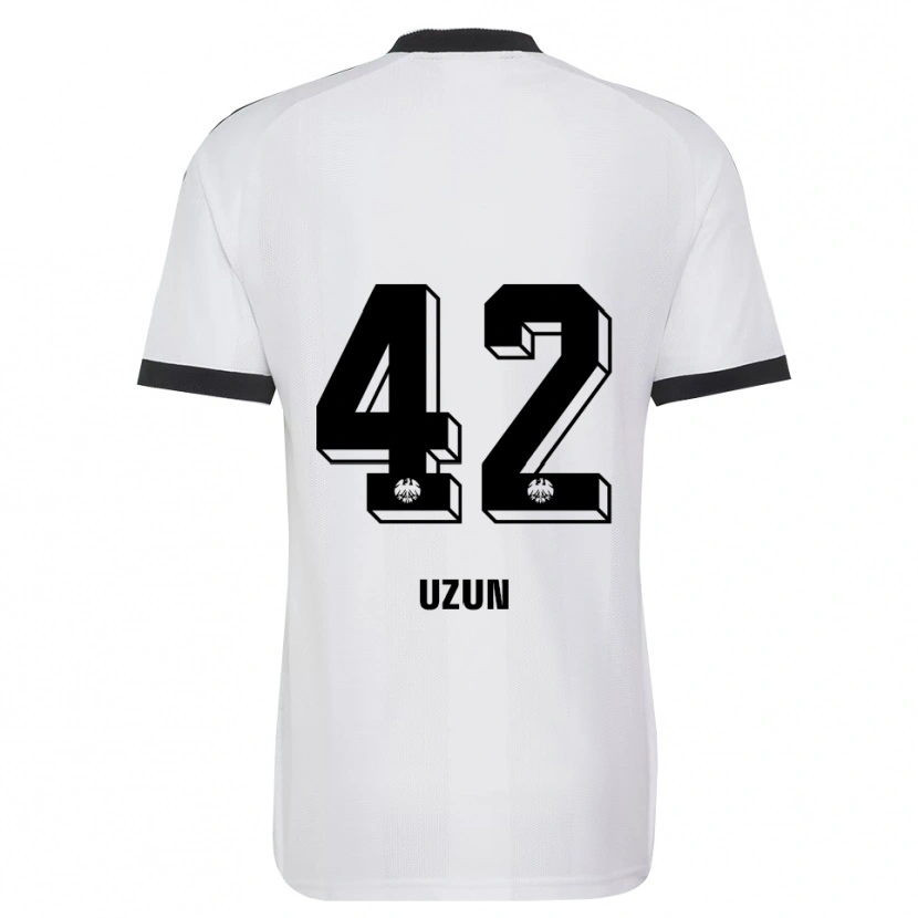 Danxenキッズジャン・ウズン#42ブラック ホワイトアウェイシャツ2026/27ジャージーユニフォーム