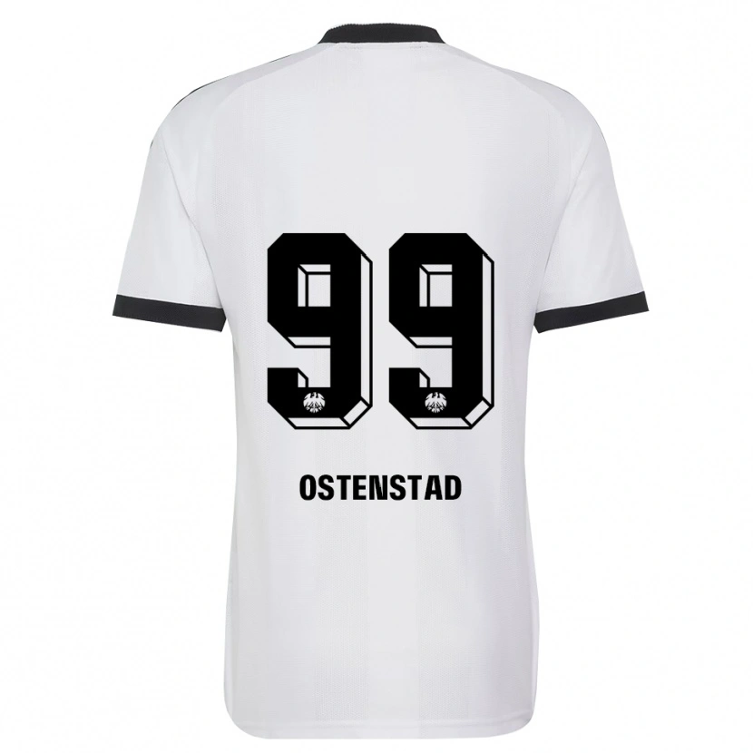 DanxenキッズMarthine Østenstad#99ブラック ホワイトアウェイシャツ2026/27ジャージーユニフォーム