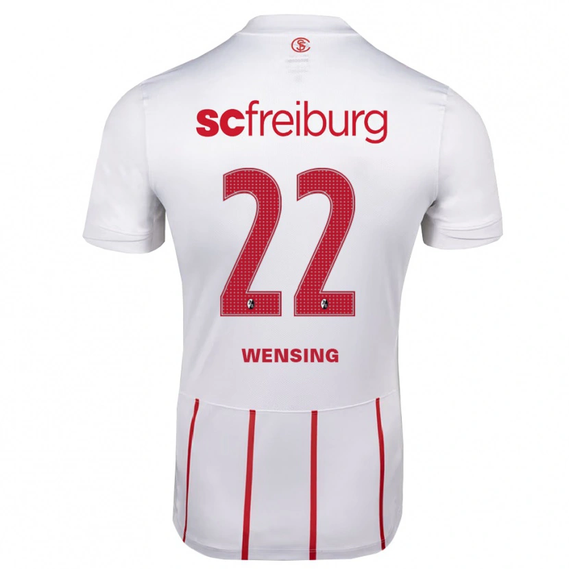 DanxenキッズLuisa Wensing#22ホワイト レッド イエローアウェイシャツ2026/27ジャージーユニフォーム
