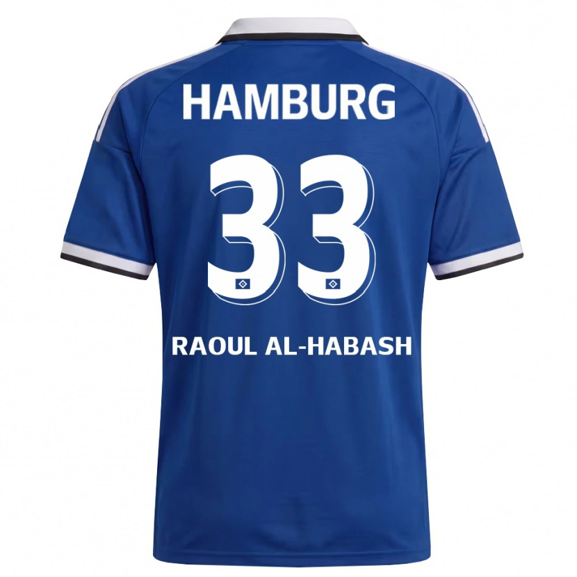 DanxenキッズLuca Raoul Al-Habash#33ホワイト ブルーアウェイシャツ2026/27ジャージーユニフォーム
