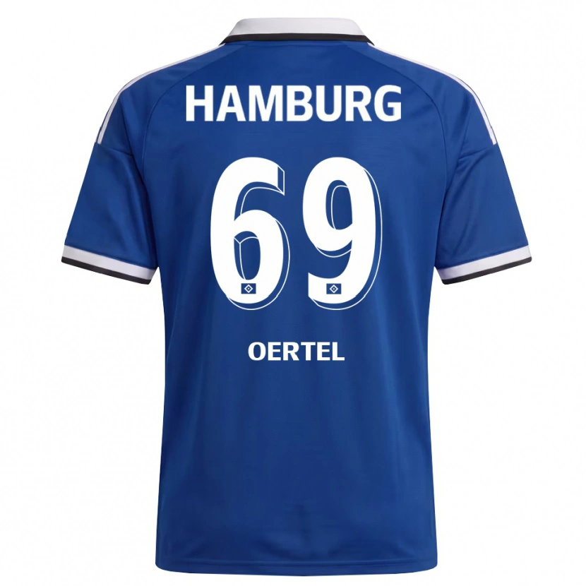 Danxenキッズヤン・エルテル#69ホワイト ブルーアウェイシャツ2026/27ジャージーユニフォーム
