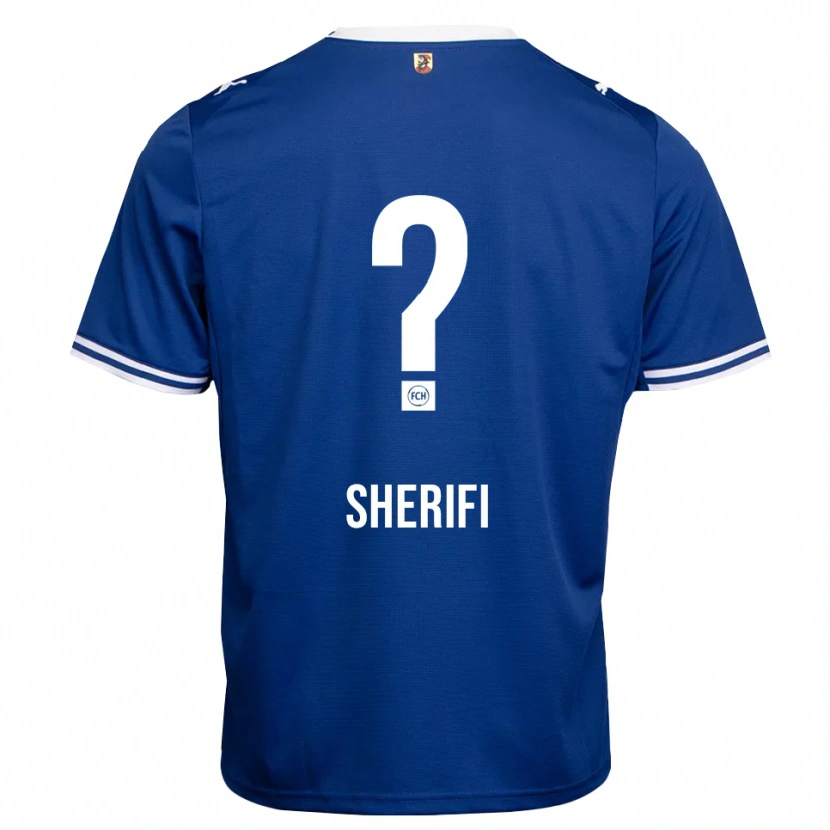 DanxenキッズBlin Sherifi#0ロイヤルブルー ホワイトアウェイシャツ2026/27ジャージーユニフォーム