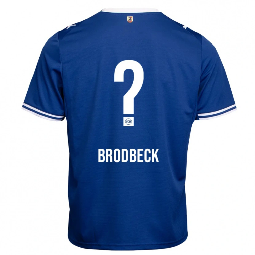 DanxenキッズSiska Brodbeck#0ロイヤルブルー ホワイトアウェイシャツ2026/27ジャージーユニフォーム