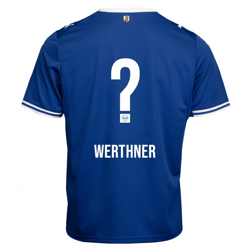 DanxenキッズLoretta Werthner#0ロイヤルブルー ホワイトアウェイシャツ2026/27ジャージーユニフォーム