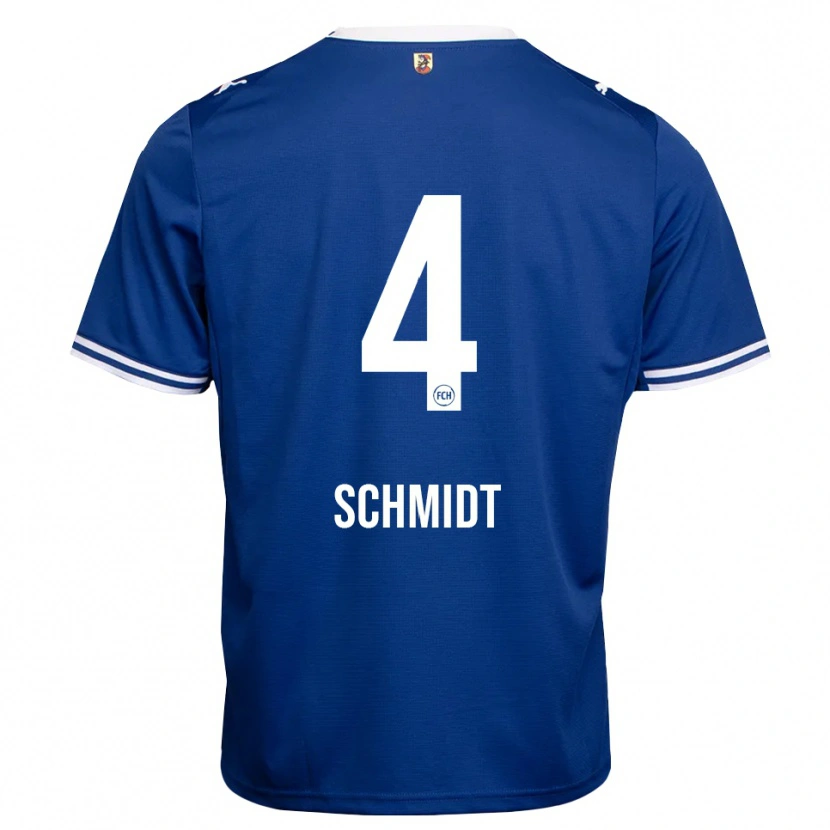 DanxenキッズLuke Schmidt#4ロイヤルブルー ホワイトアウェイシャツ2026/27ジャージーユニフォーム
