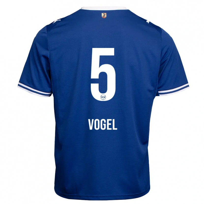 DanxenキッズMaximilian Vogel#5ロイヤルブルー ホワイトアウェイシャツ2026/27ジャージーユニフォーム