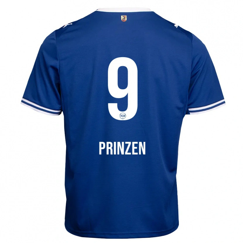 DanxenキッズMarlon Prinzen#9ロイヤルブルー ホワイトアウェイシャツ2026/27ジャージーユニフォーム