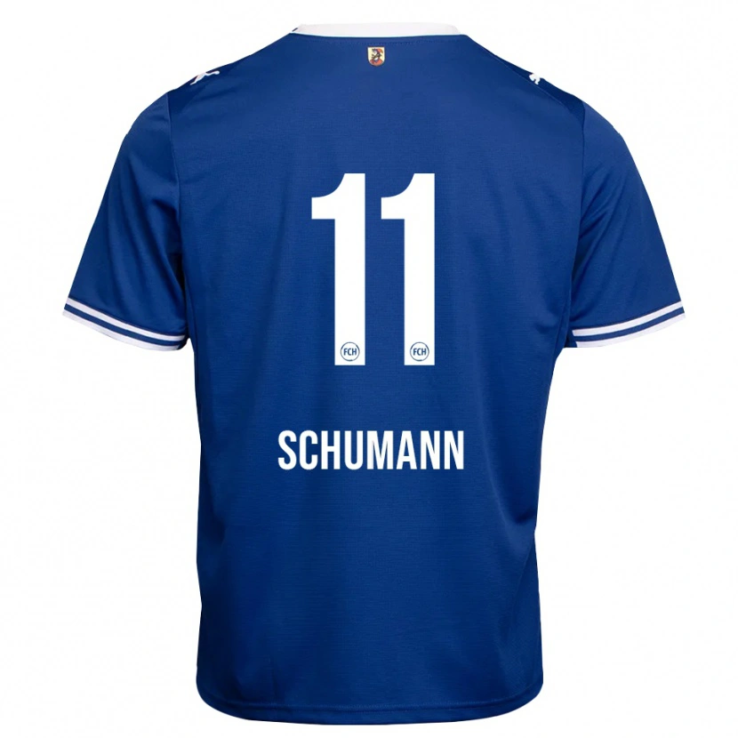 DanxenキッズStefan Schumann#11ロイヤルブルー ホワイトアウェイシャツ2026/27ジャージーユニフォーム