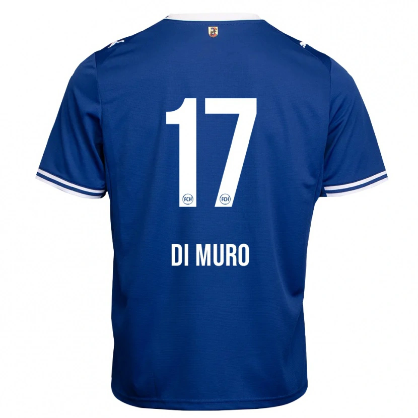 DanxenキッズAntonia Di Muro#17ロイヤルブルー ホワイトアウェイシャツ2026/27ジャージーユニフォーム
