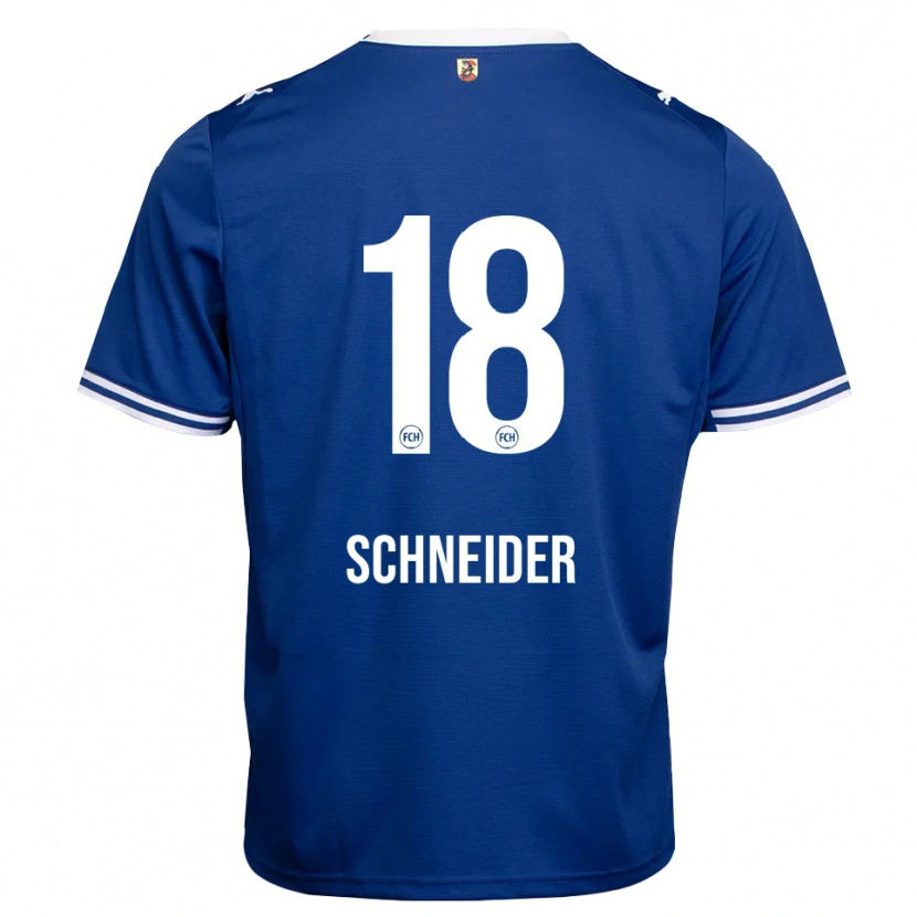 DanxenキッズNoah Schneider#18ロイヤルブルー ホワイトアウェイシャツ2026/27ジャージーユニフォーム