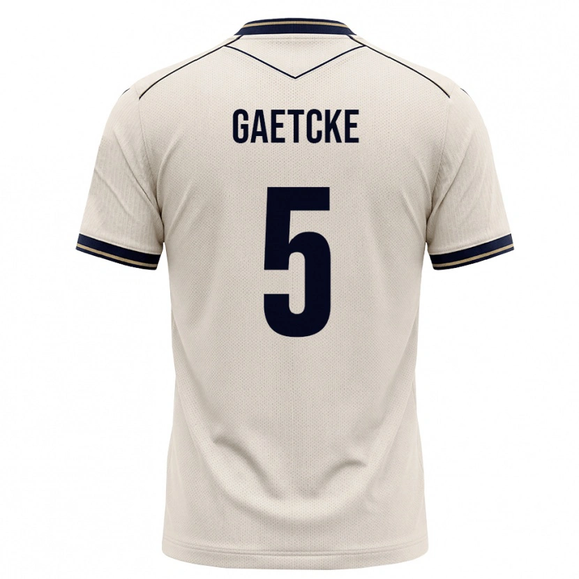 DanxenキッズMagnus Gaetcke#5オフホワイト インクブルーアウェイシャツ2026/27ジャージーユニフォーム