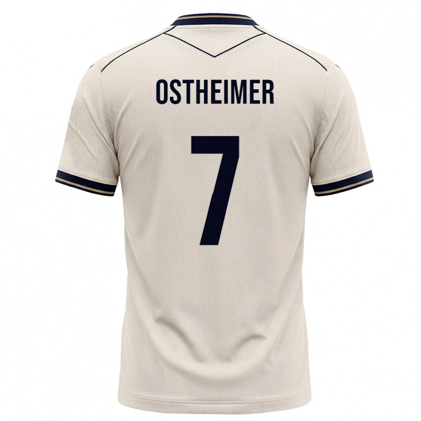 DanxenキッズNevio Ostheimer#7オフホワイト インクブルーアウェイシャツ2026/27ジャージーユニフォーム