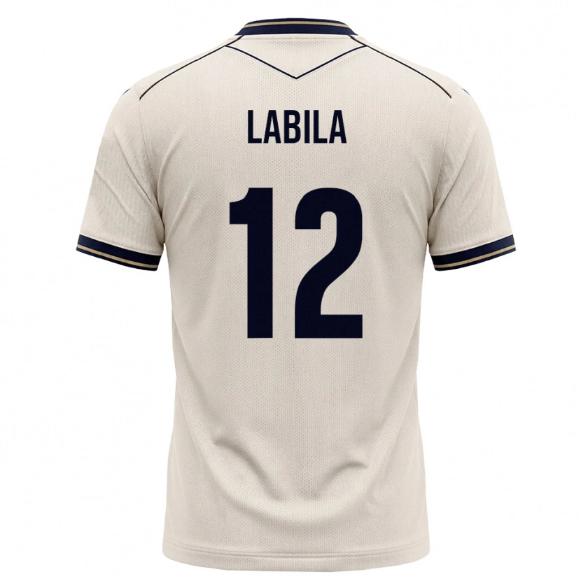 DanxenキッズDaniel Labila#12オフホワイト インクブルーアウェイシャツ2026/27ジャージーユニフォーム