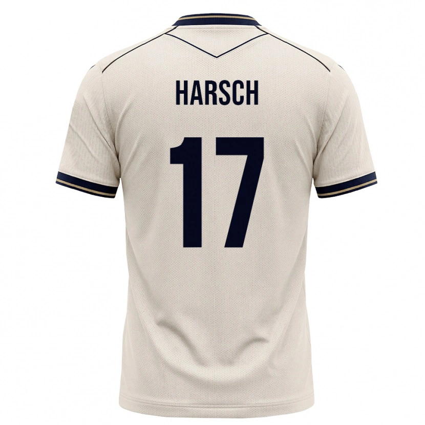 DanxenキッズFranziska Harsch#17オフホワイト インクブルーアウェイシャツ2026/27ジャージーユニフォーム