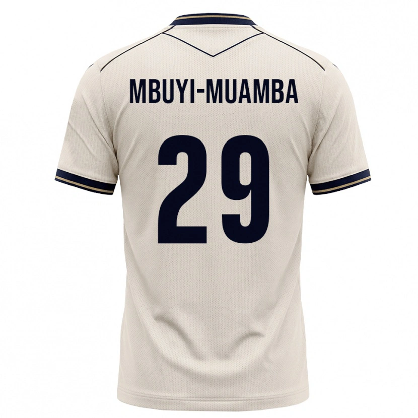DanxenキッズHubert Mbuyi-Muamba#29オフホワイト インクブルーアウェイシャツ2026/27ジャージーユニフォーム