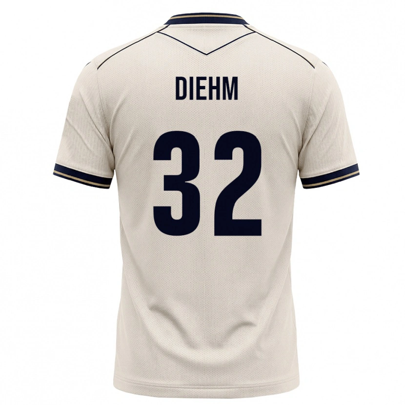 DanxenキッズVanessa Diehm#32オフホワイト インクブルーアウェイシャツ2026/27ジャージーユニフォーム