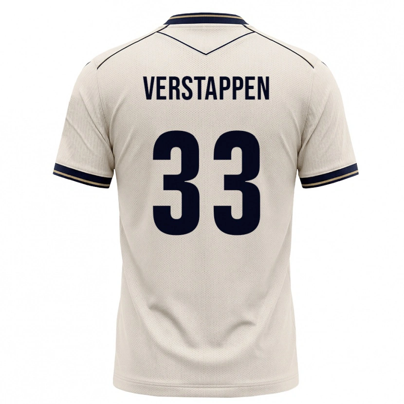 Danxenキッズエリック・フェルスタッペン#33オフホワイト インクブルーアウェイシャツ2026/27ジャージーユニフォーム