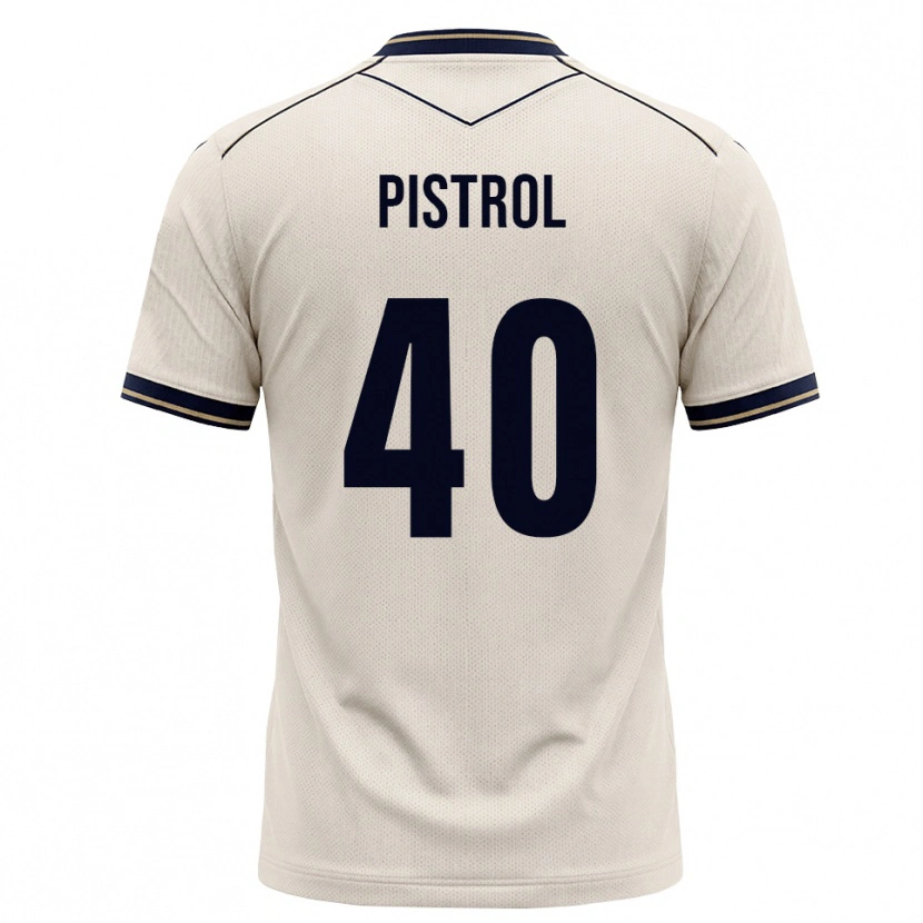 DanxenキッズSantino Pistrol#40オフホワイト インクブルーアウェイシャツ2026/27ジャージーユニフォーム