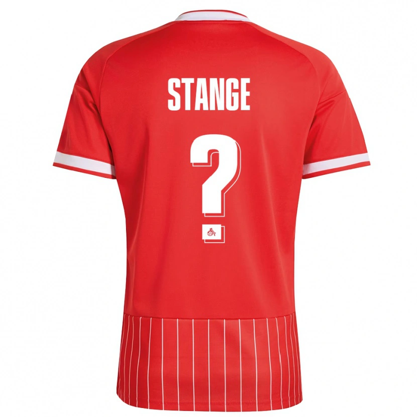 DanxenキッズJulian Stange#0レッド ホワイト グリーンアウェイシャツ2026/27ジャージーユニフォーム