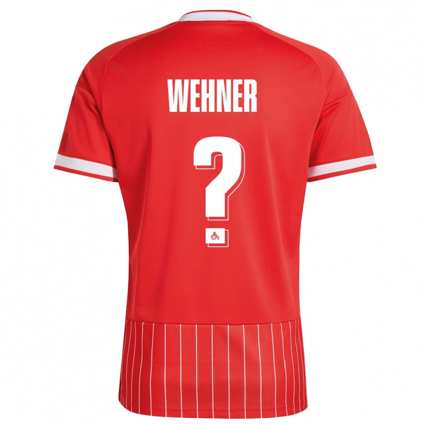 DanxenキッズMarc Wehner#0レッド ホワイト グリーンアウェイシャツ2026/27ジャージーユニフォーム