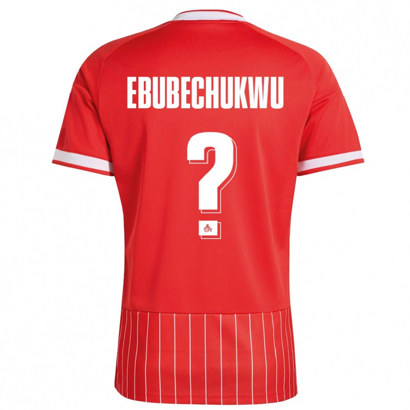 DanxenキッズDuru-Francis Promise Ebubechukwu#0レッド ホワイト グリーンアウェイシャツ2026/27ジャージーユニフォーム