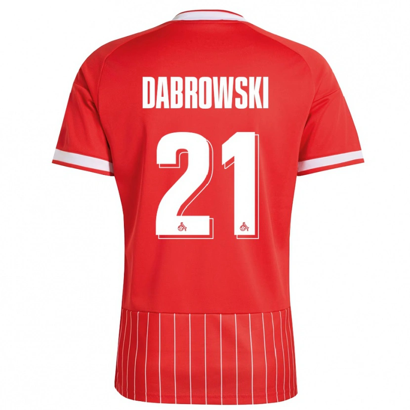 Danxenキッズリュック・ドンブロフスキ#21レッド ホワイト グリーンアウェイシャツ2026/27ジャージーユニフォーム