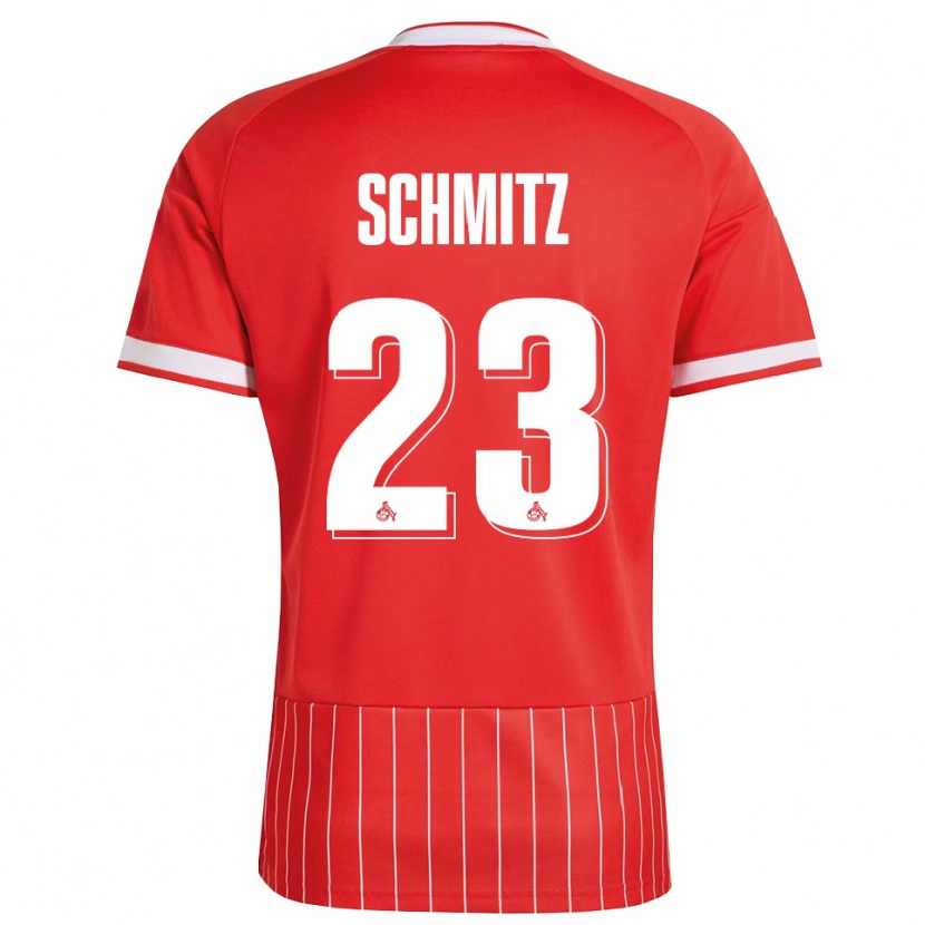 DanxenキッズTimo Schmitz#23レッド ホワイト グリーンアウェイシャツ2026/27ジャージーユニフォーム