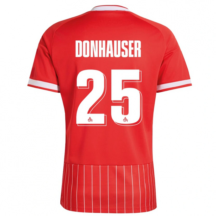 DanxenキッズLaura Donhauser#25レッド ホワイト グリーンアウェイシャツ2026/27ジャージーユニフォーム