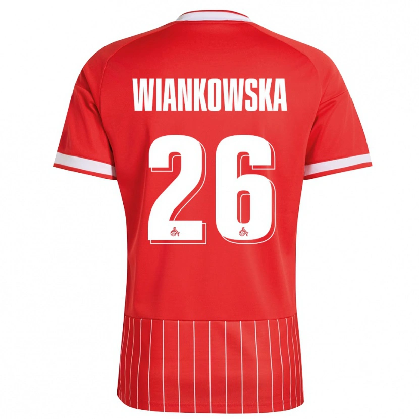 Danxenキッズマルティナ・ヴィアンコウスカ#26レッド ホワイト グリーンアウェイシャツ2026/27ジャージーユニフォーム