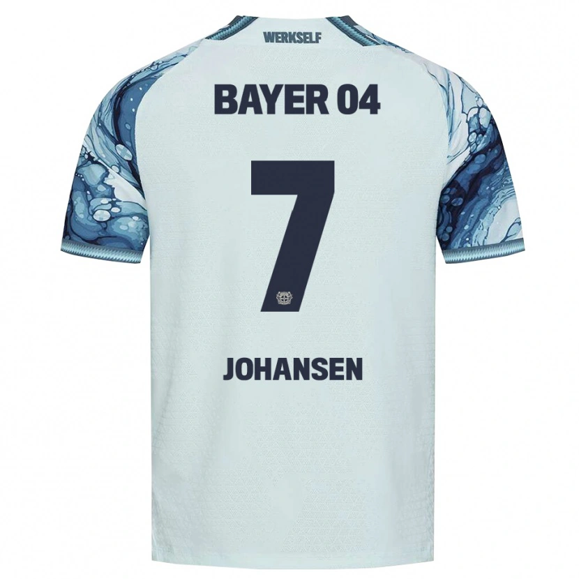 Danxenキッズツェツィーリエ・ウィンテル・ジョハンセン#7ダークグリーン ブラックアウェイシャツ2026/27ジャージーユニフォーム