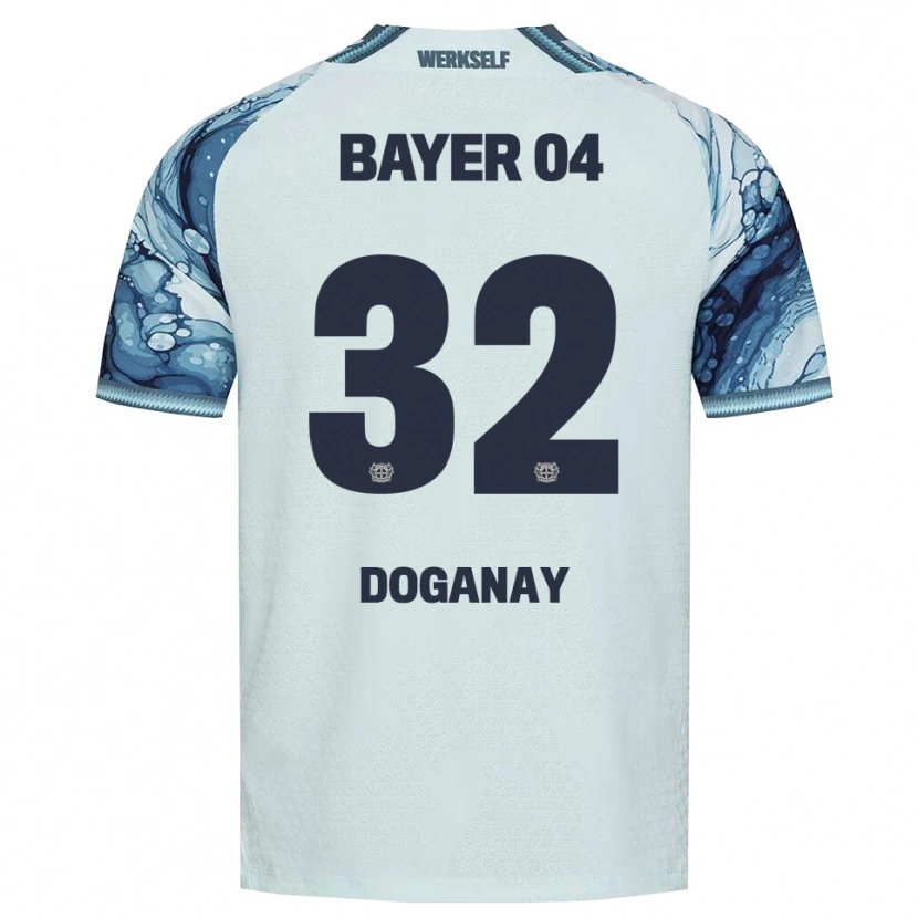 Danxenキッズケナン・ドガネイ#32ダークグリーン ブラックアウェイシャツ2026/27ジャージーユニフォーム