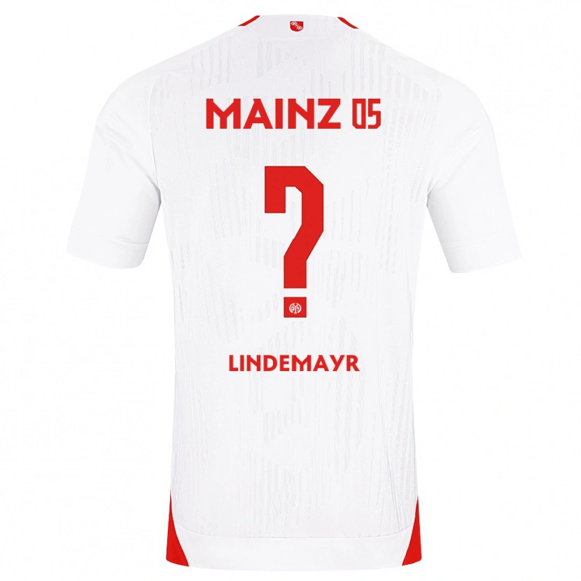 DanxenキッズFlorian Lindemayr#0ホワイト レッド イエローアウェイシャツ2026/27ジャージーユニフォーム