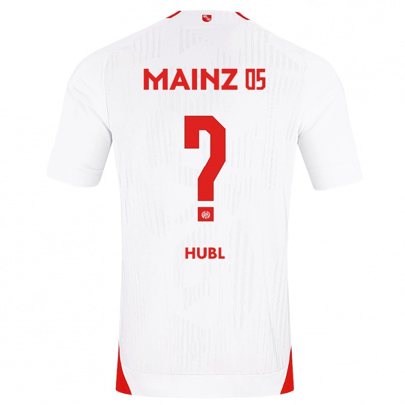 DanxenキッズJannis Hubl#0ホワイト レッド イエローアウェイシャツ2026/27ジャージーユニフォーム