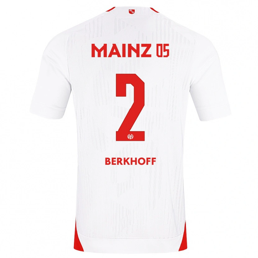 DanxenキッズJonas Berkhoff#2ホワイト レッド イエローアウェイシャツ2026/27ジャージーユニフォーム