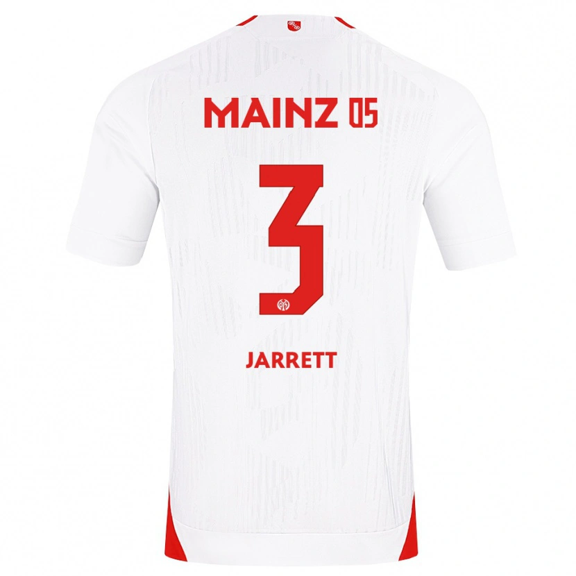 DanxenキッズTyrone Jarrett#3ホワイト レッド イエローアウェイシャツ2026/27ジャージーユニフォーム
