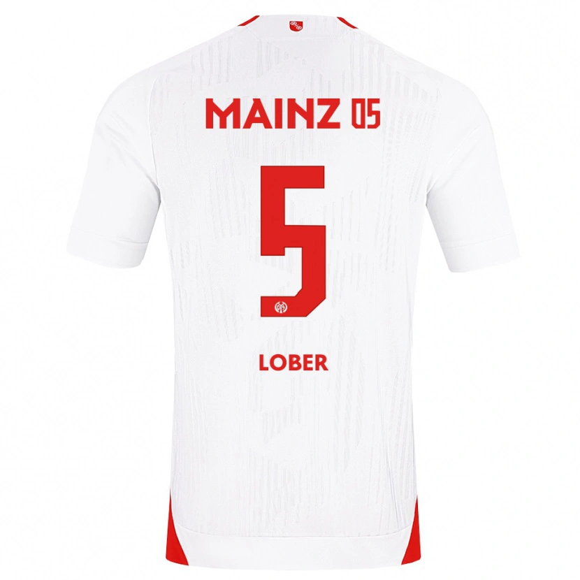 DanxenキッズJana Löber#5ホワイト レッド イエローアウェイシャツ2026/27ジャージーユニフォーム