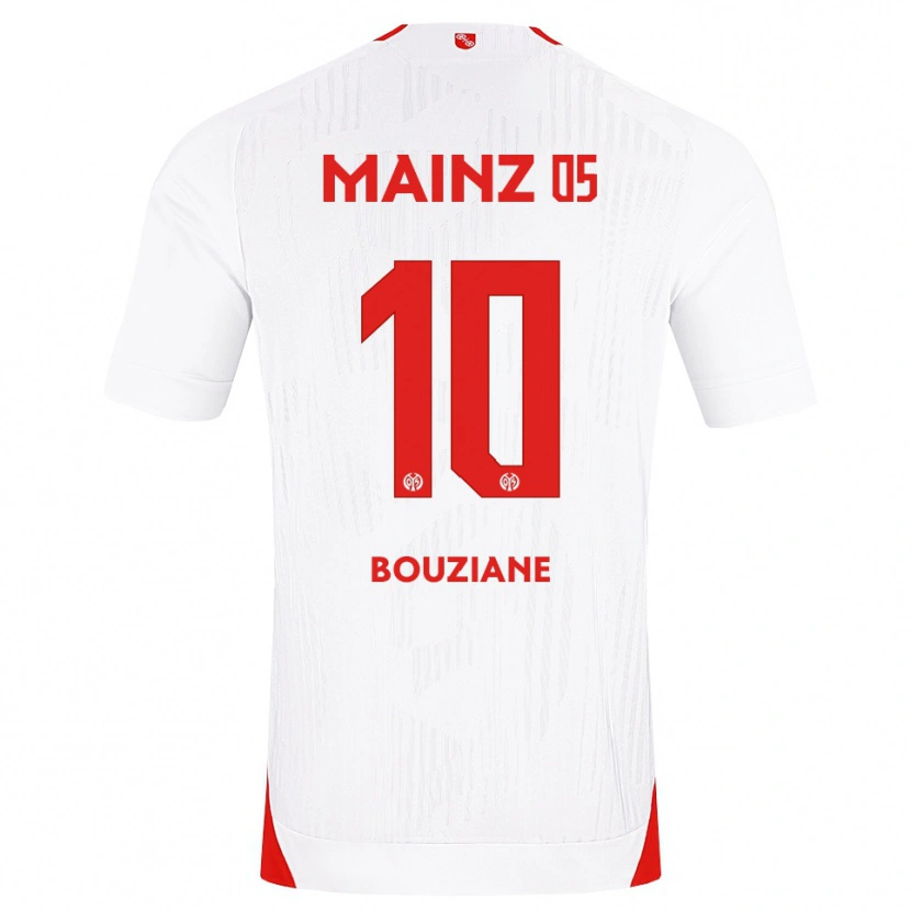 DanxenキッズChiara Bouziane#10ホワイト レッド イエローアウェイシャツ2026/27ジャージーユニフォーム