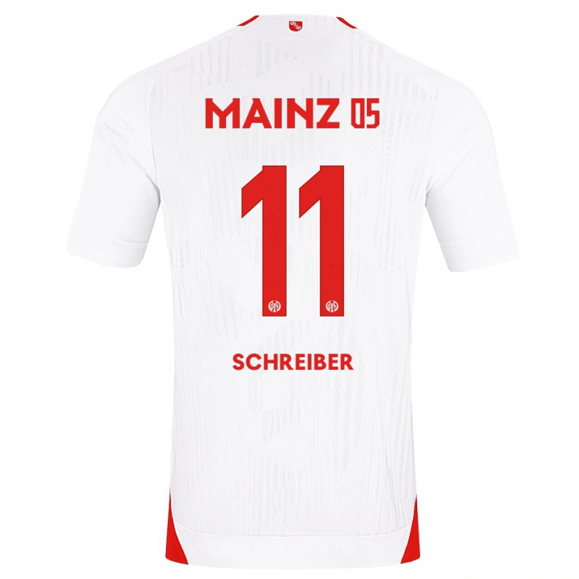 DanxenキッズPhilipp Schreiber#11ホワイト レッド イエローアウェイシャツ2026/27ジャージーユニフォーム