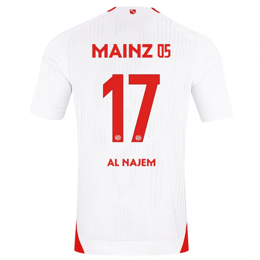 DanxenキッズSalma Al Najem#17ホワイト レッド イエローアウェイシャツ2026/27ジャージーユニフォーム