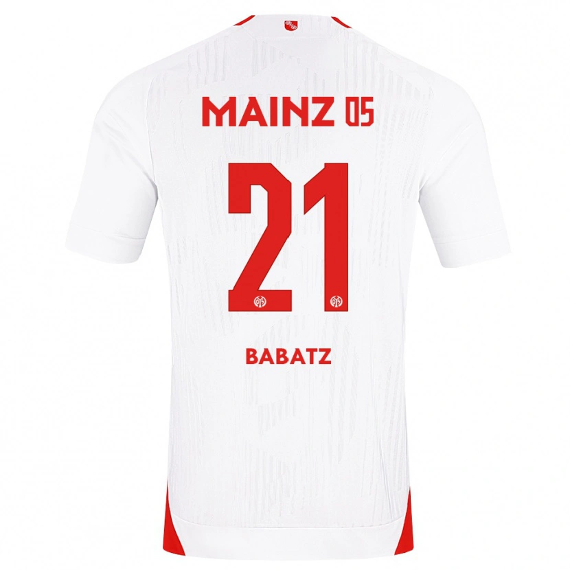 DanxenキッズLouis Babatz#21ホワイト レッド イエローアウェイシャツ2026/27ジャージーユニフォーム