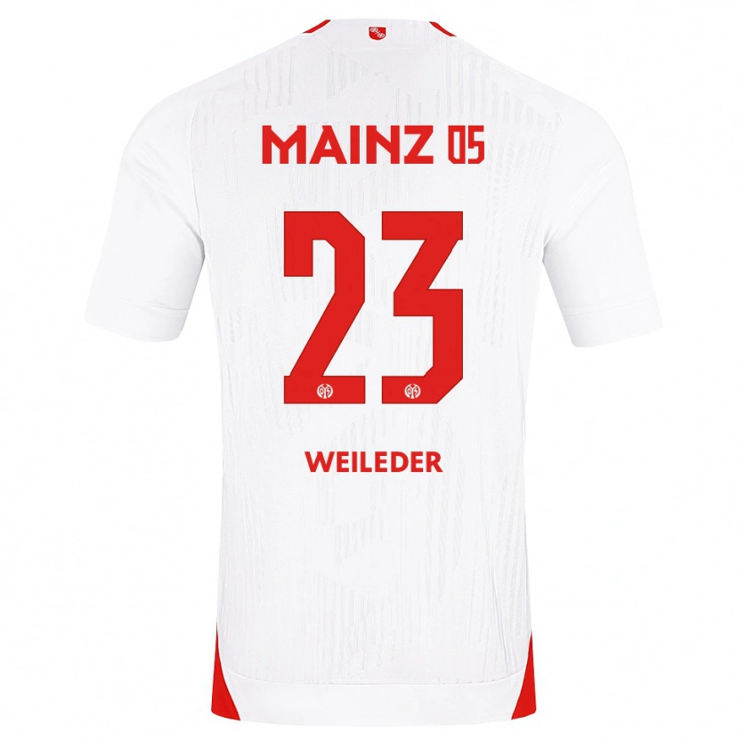 DanxenキッズTobias Weileder#23ホワイト レッド イエローアウェイシャツ2026/27ジャージーユニフォーム