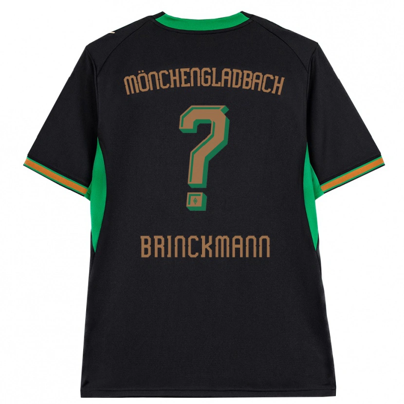DanxenキッズJannik Brinckmann#0ブラック オレンジ グリーン ブラウンアウェイシャツ2026/27ジャージーユニフォーム