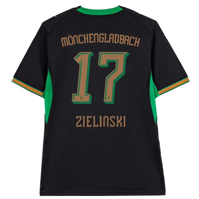 DanxenキッズYvonne Zielinski#17ブラック オレンジ グリーン ブラウンアウェイシャツ2026/27ジャージーユニフォーム