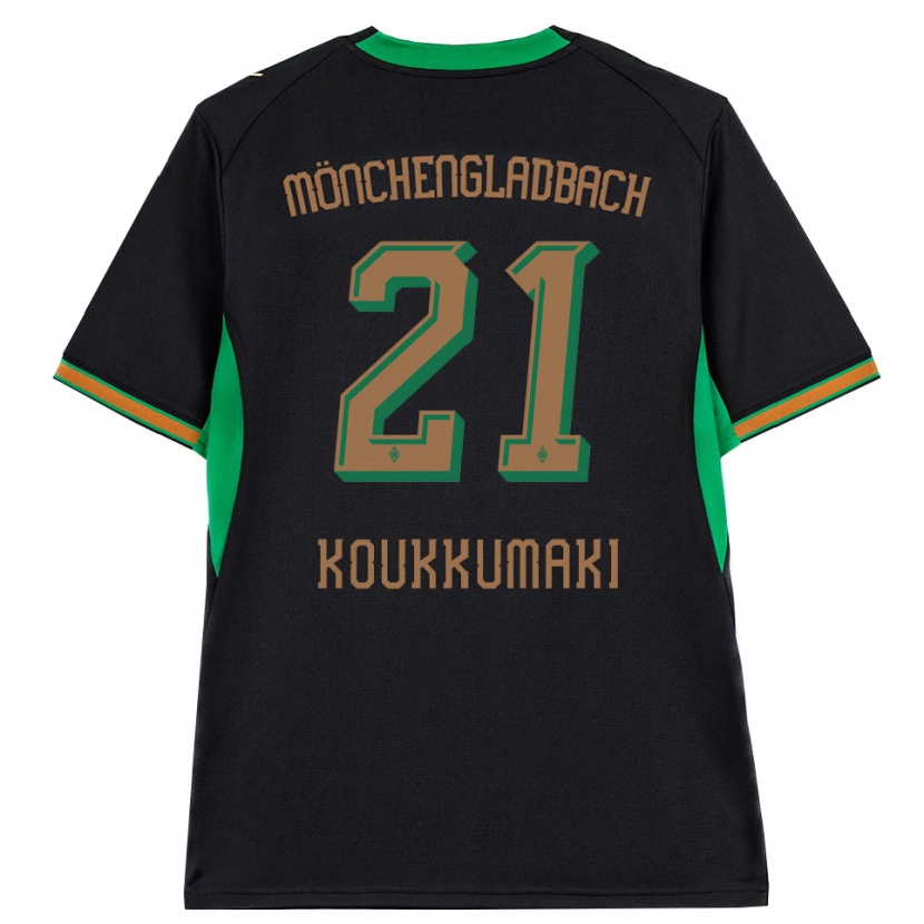 Danxenキッズターヴィ・ククマキ#21ブラック オレンジ グリーン ブラウンアウェイシャツ2026/27ジャージーユニフォーム
