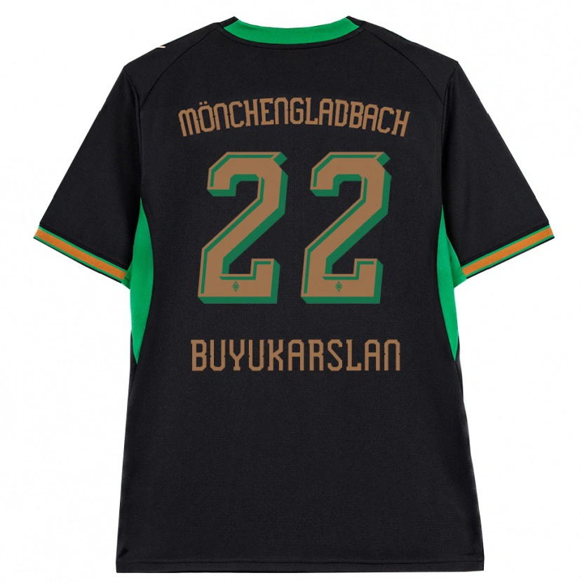 Danxenキッズオグズカン・ビューユカルスラン#22ブラック オレンジ グリーン ブラウンアウェイシャツ2026/27ジャージーユニフォーム