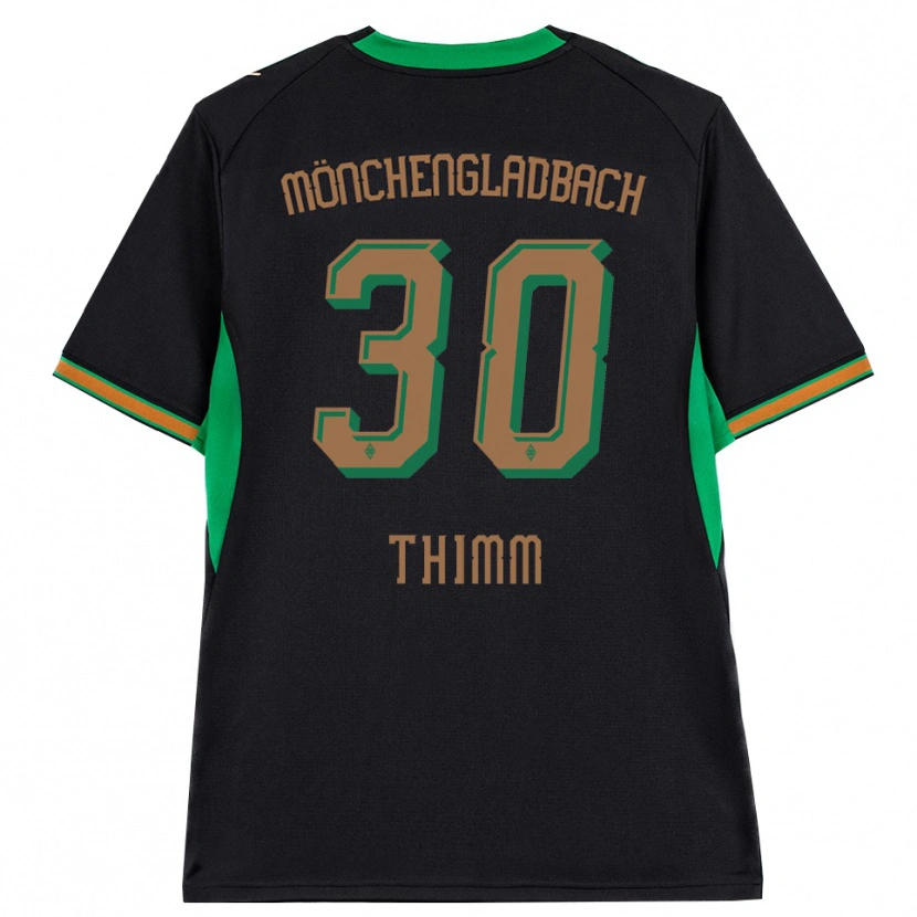DanxenキッズJoshua Thimm#30ブラック オレンジ グリーン ブラウンアウェイシャツ2026/27ジャージーユニフォーム