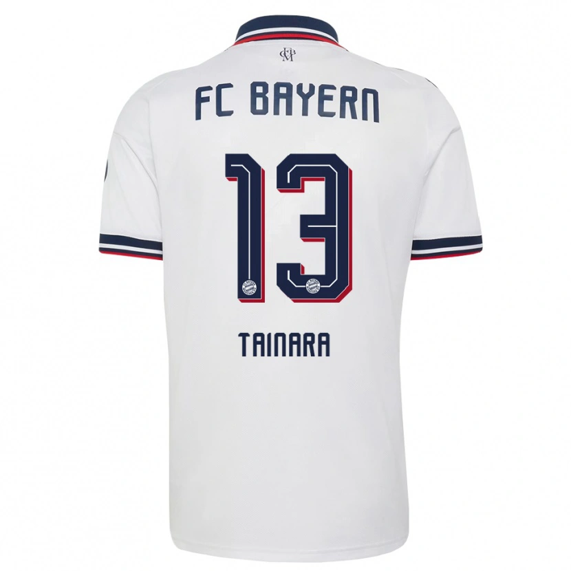 Danxenキッズタイナラ#13ホワイト グレー レッドアウェイシャツ2026/27ジャージーユニフォーム